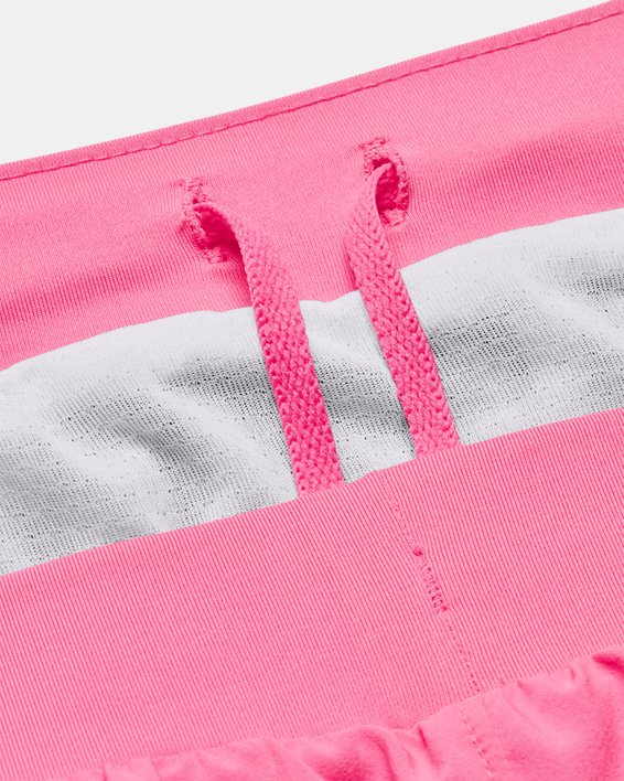 Damen UA Fly-By 2.0 Shorts, Pink, pdpMainDesktop image number 5